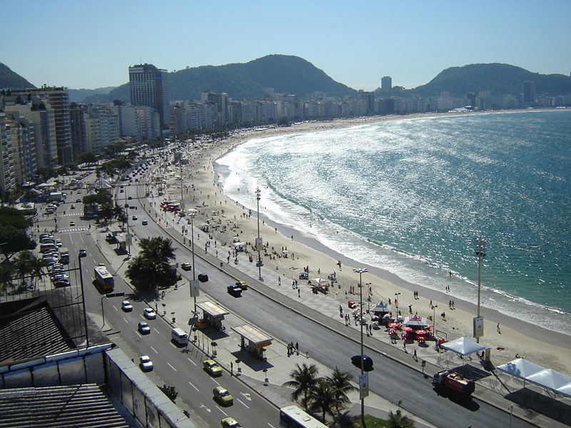 Copacabana Beach, Rio De Janeiro, Brazil