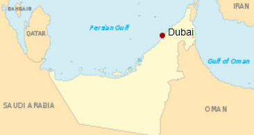 location of dubai