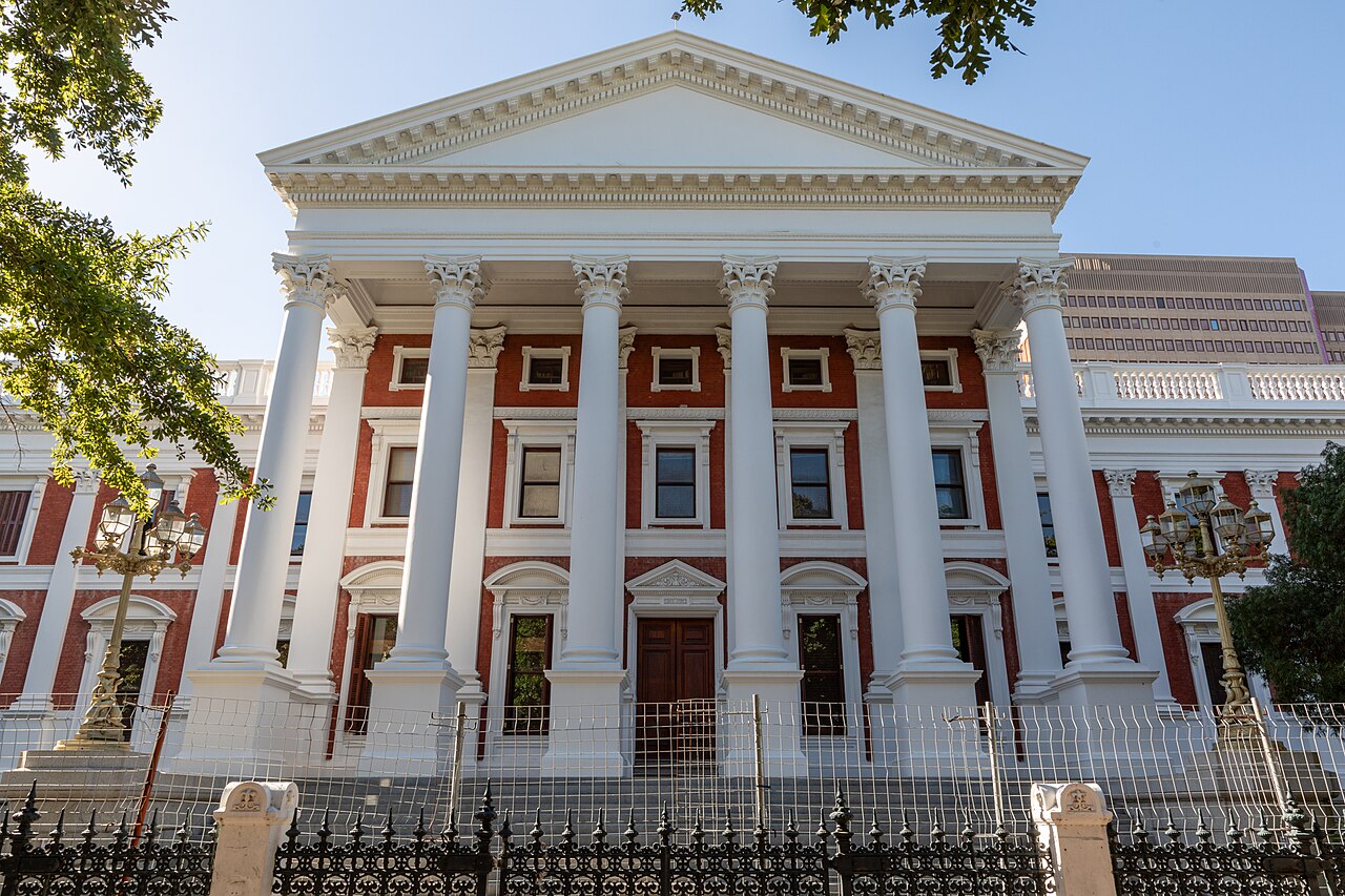 Exterior of the Parliament of South Africa in Cape Town Exterior of the Parliament of South Africa in Cape Town