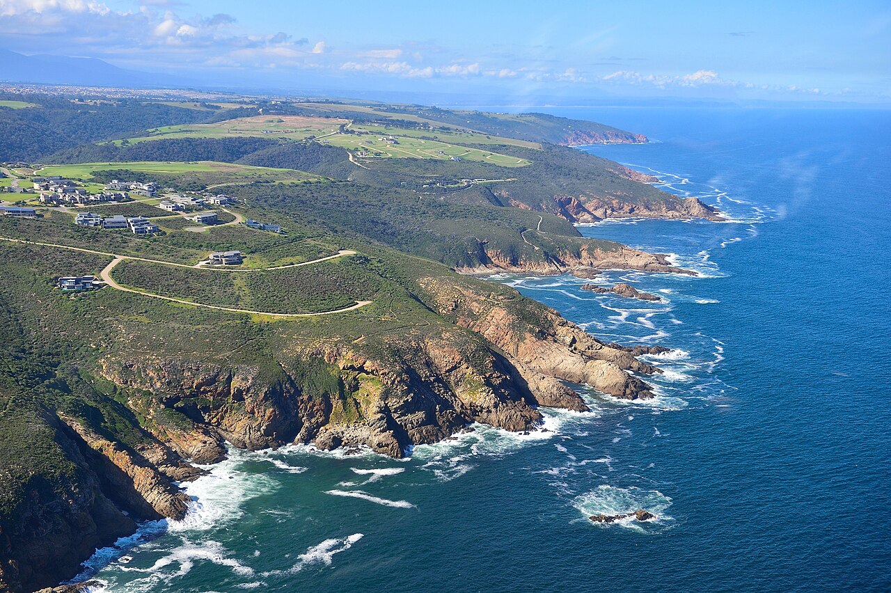 Coastal landscape on the Garden Route