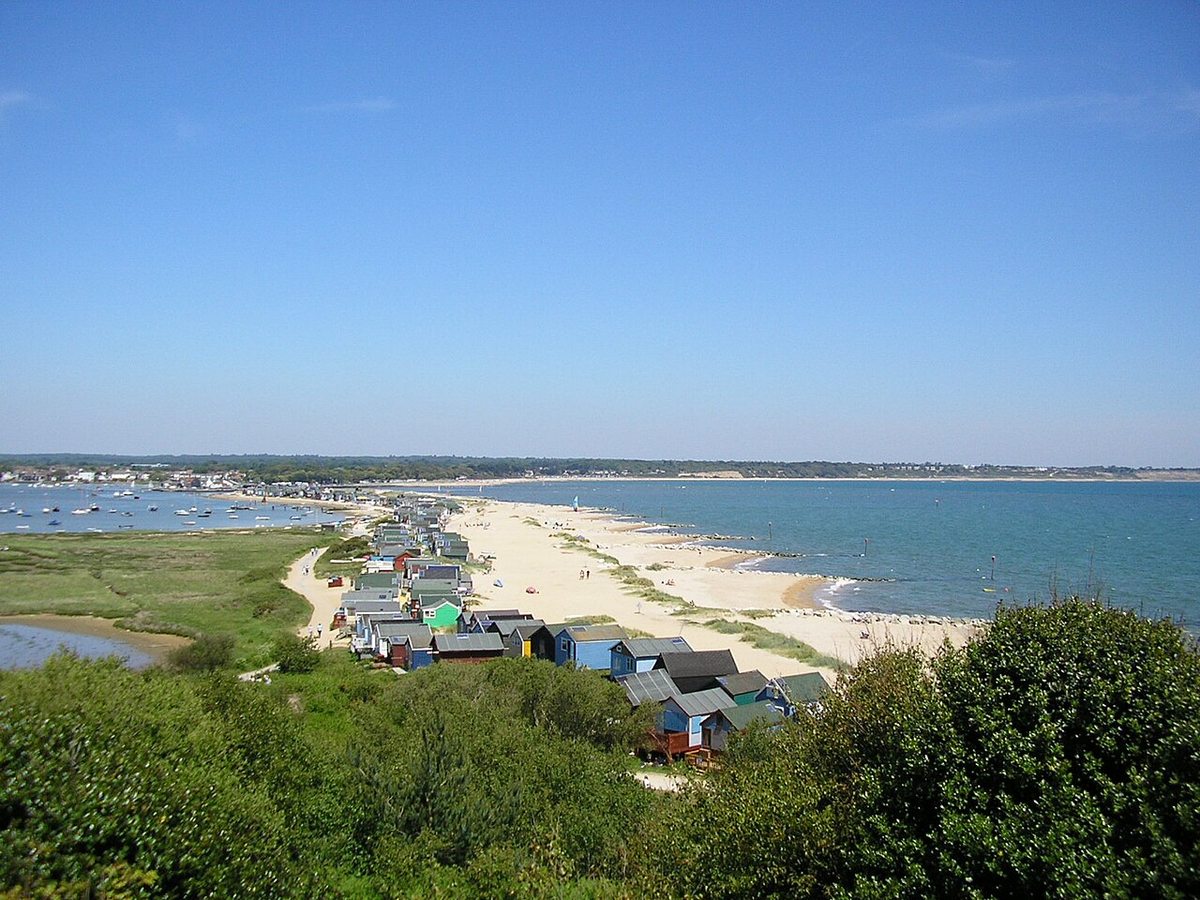 The coast and open landscape at Hengistbury Head