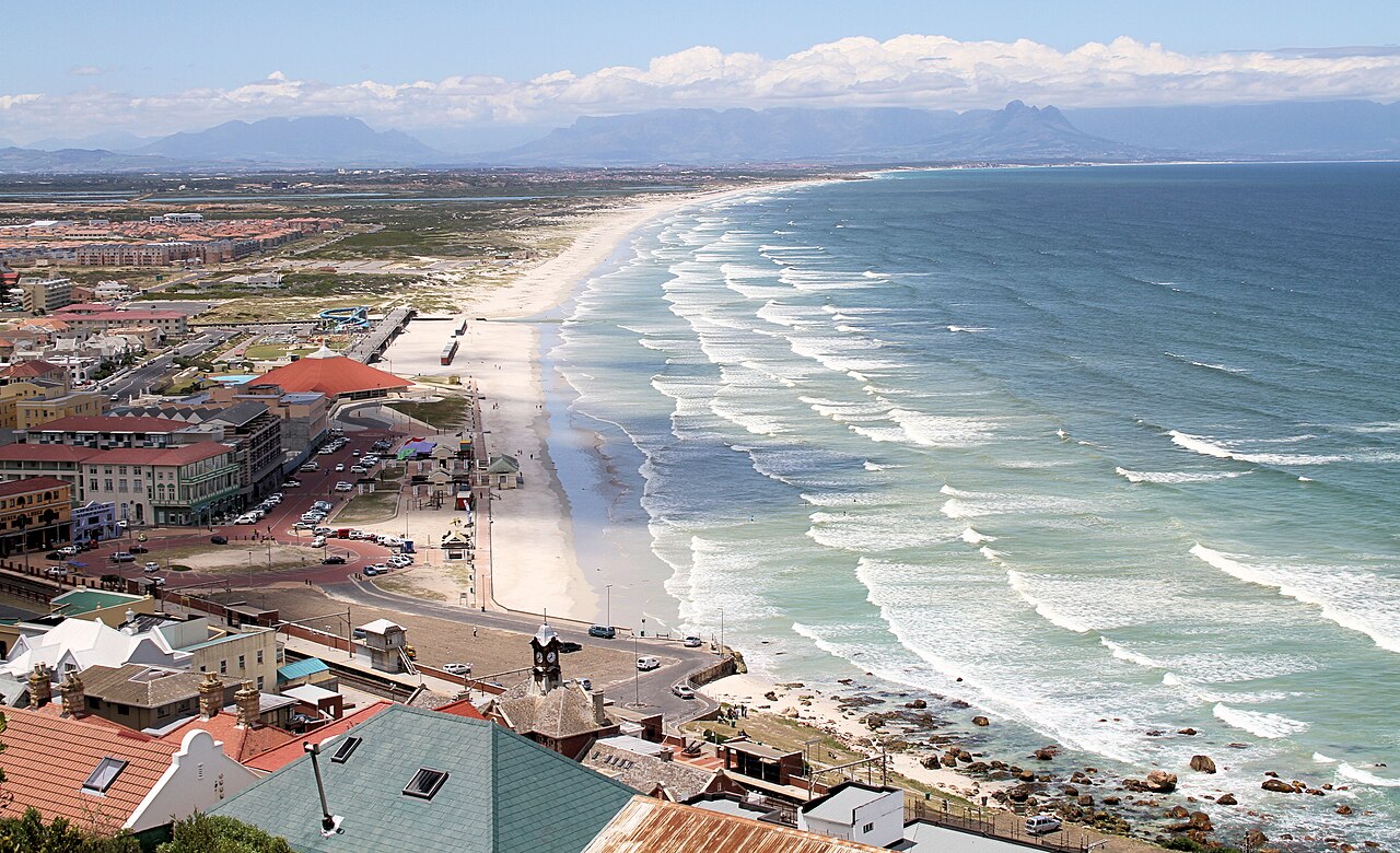 Muizenberg and the coast viewed from Boyes Drive Muizenberg and the coast viewed from Boyes Drive