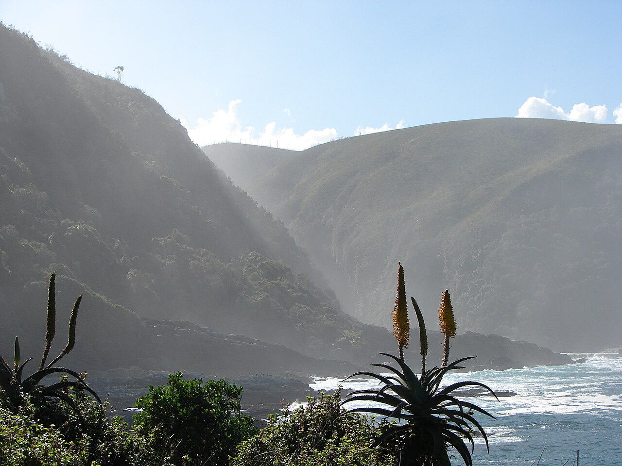 Storms River mouth in the Garden Route National Park