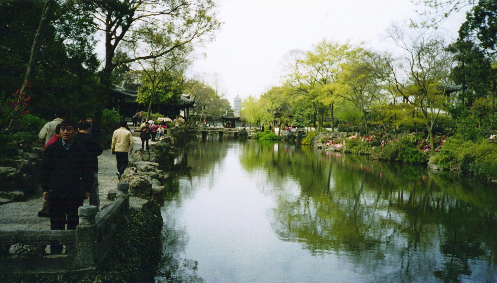 A garden scene in Suzhou photographed in 2004 A garden scene in Suzhou photographed in 2004