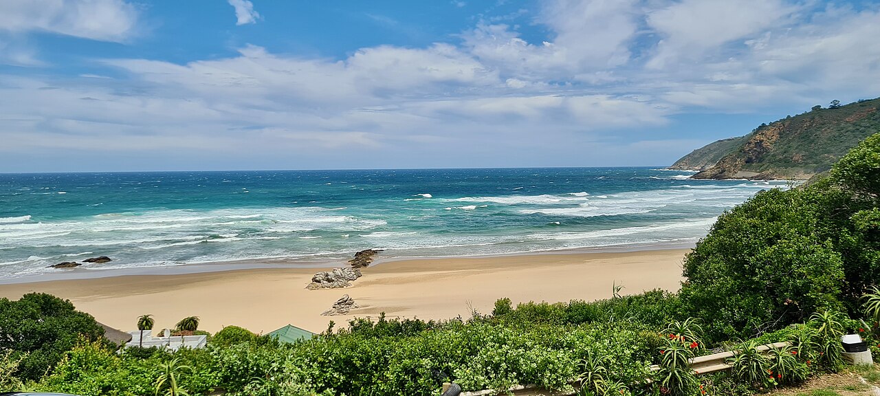 The coastline at Wilderness Beach The coastline at Wilderness Beach