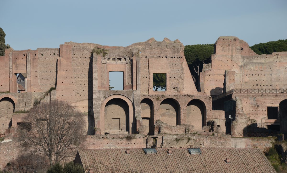 Ruins of the Domus Augustana on the Palatine Hill