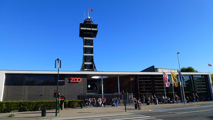 Copenhagen Zoo entrance and grounds