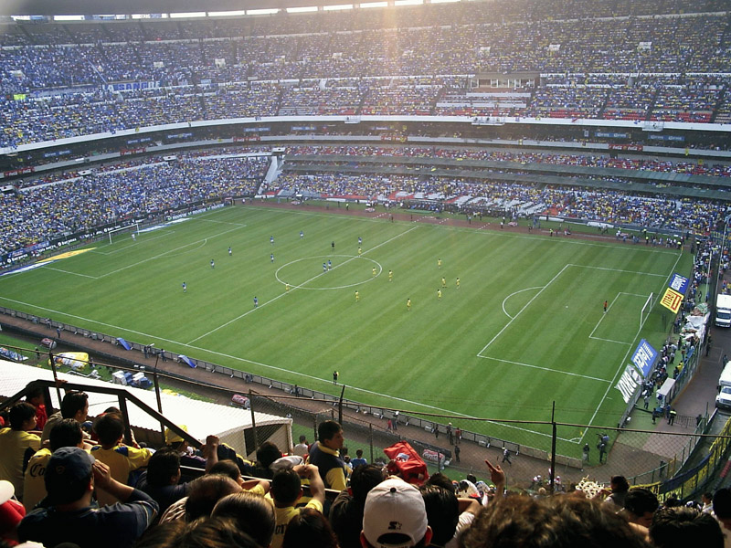 The Estadio Azteca (Aztec Stadium), Mexico.