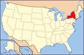 New York Location Map