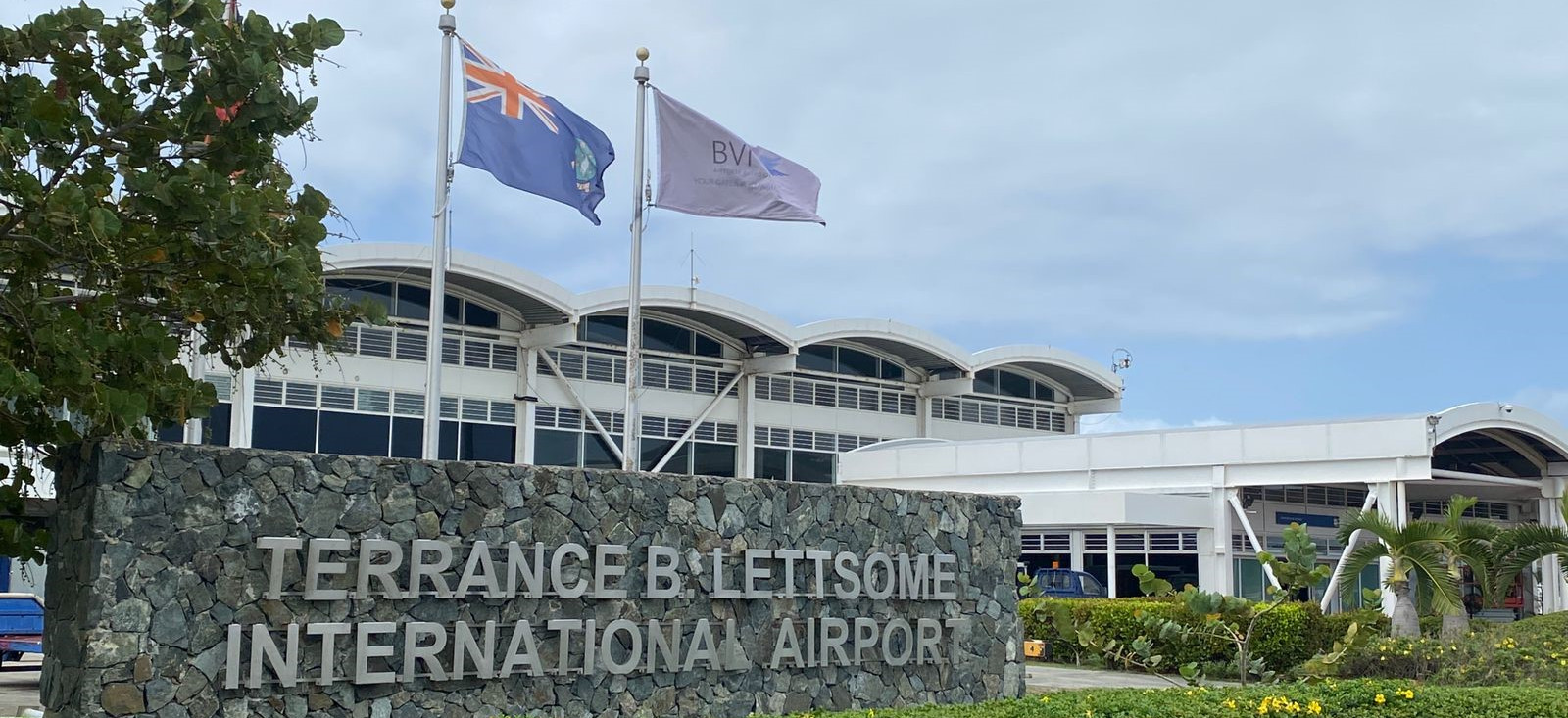 Terrance B. Lettsome International Airport terminal in the British Virgin Islands
