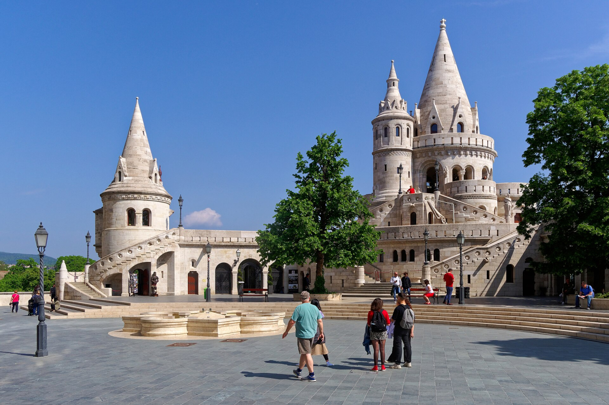 Fisherman’s Bastion terrace in Budapest Fisherman’s Bastion terrace in Budapest