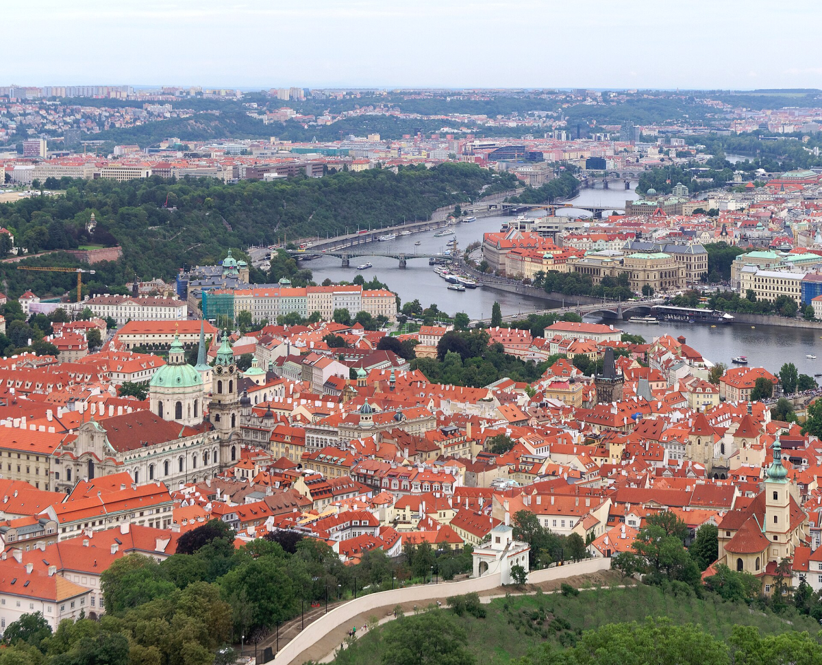 Streets and buildings in Malá Strana