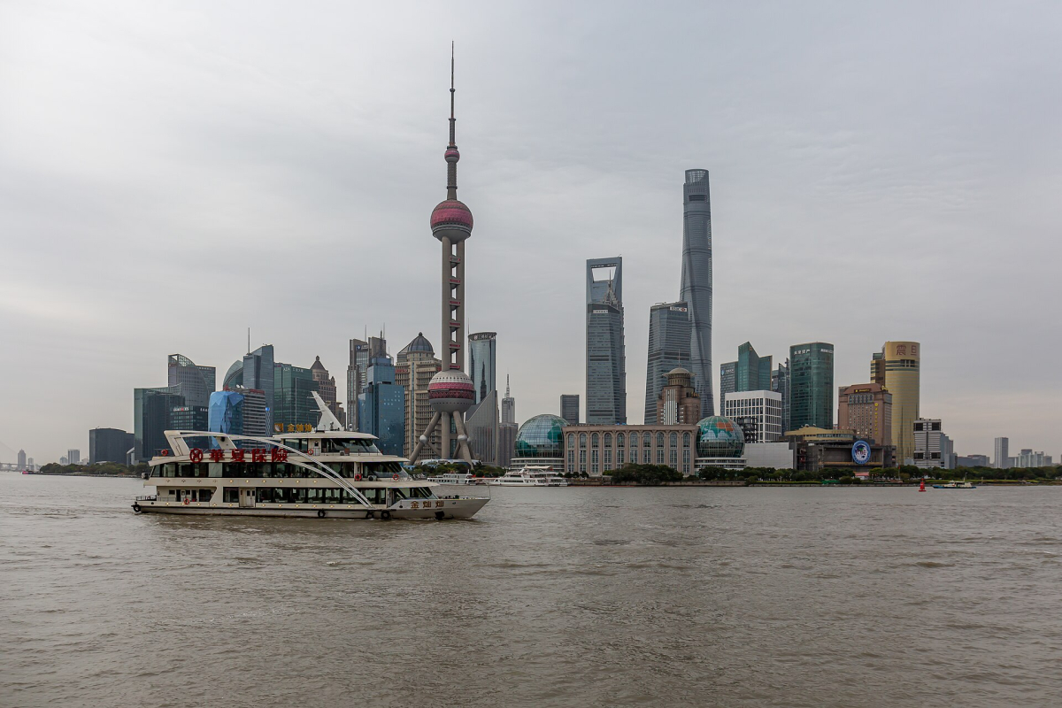 Lujiazui towers in Shanghai