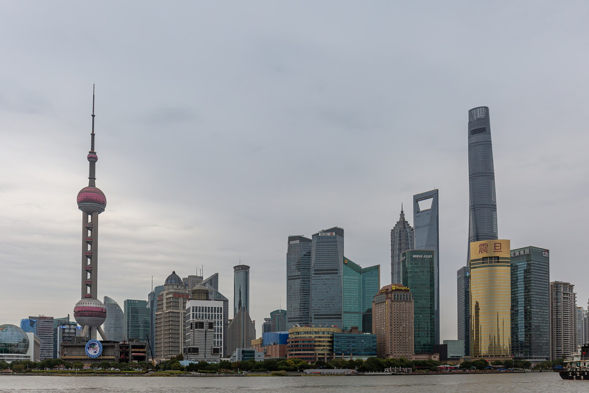 Lujiazui skyline and riverside Lujiazui skyline and riverside