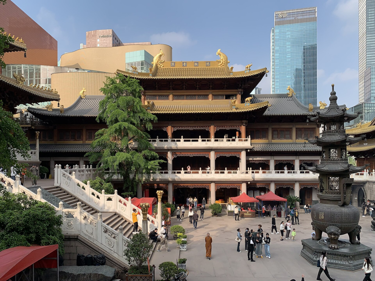 Jing’an district in Shanghai