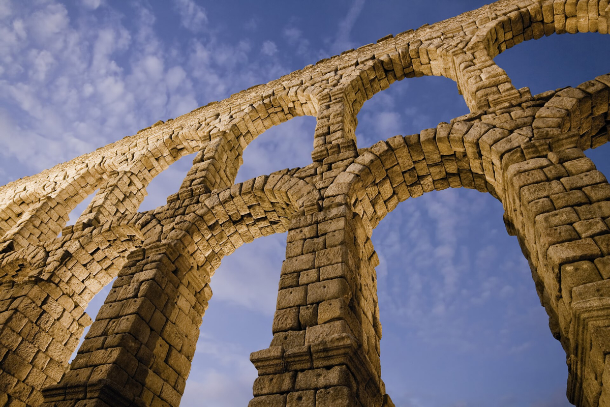 Segovia’s Roman aqueduct. Segovia’s Roman aqueduct.