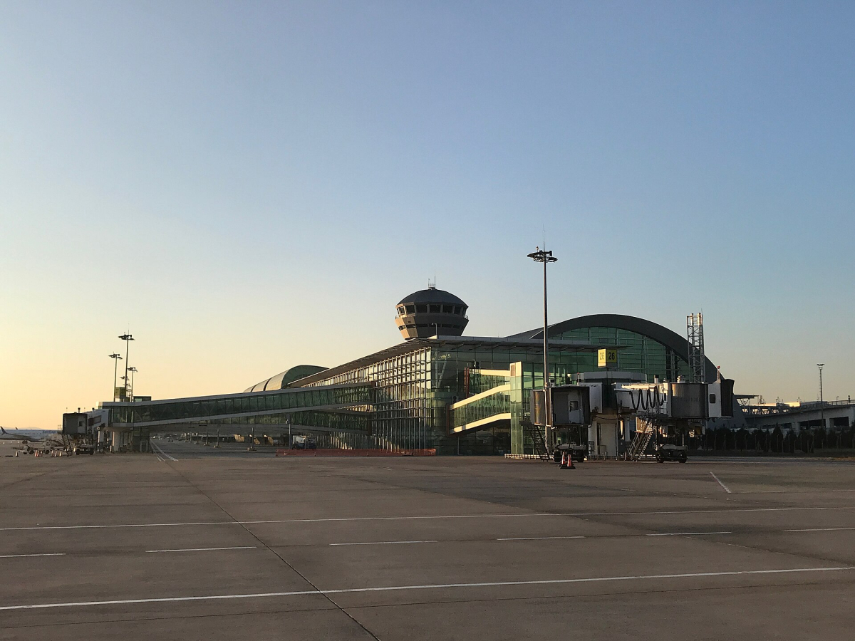 Adnan Menderes Airport international terminal in İzmir Adnan Menderes Airport international terminal in İzmir