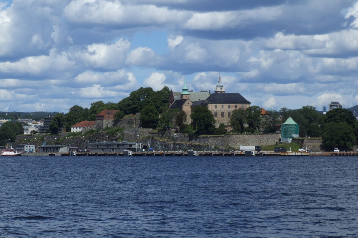 Akershus Fortress seen across the water. Akershus Fortress seen across the water.
