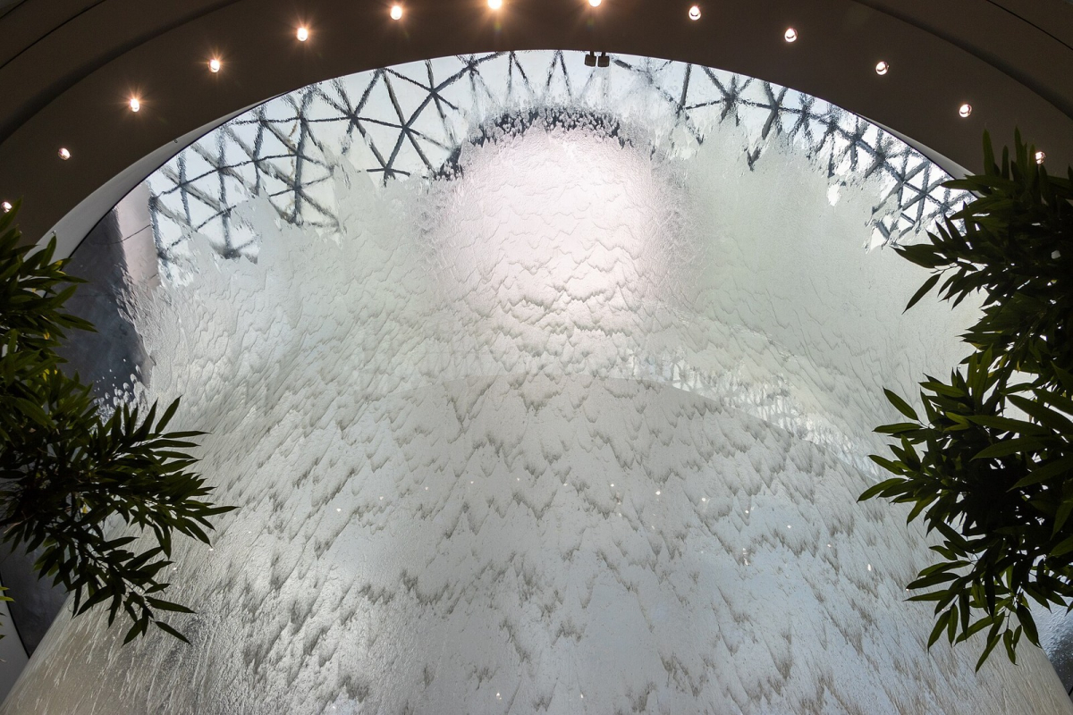 The interior of Jewel Changi Airport.