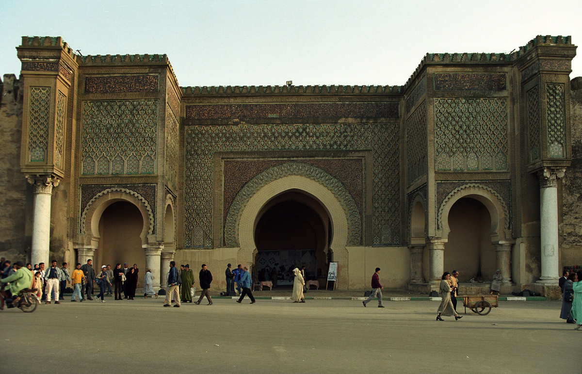 Bab Mansour in Meknès Bab Mansour in Meknès
