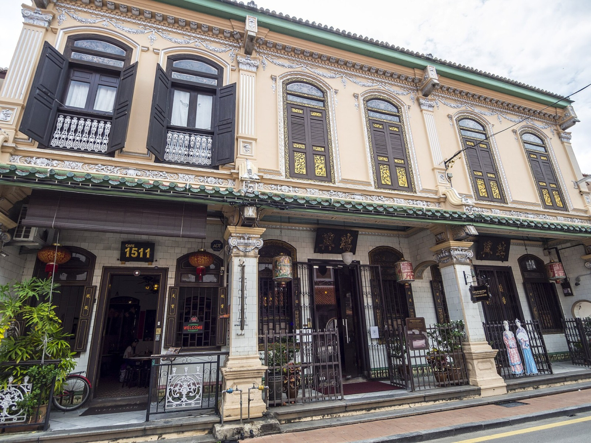 The exterior of the Baba & Nyonya Heritage Museum in Melaka. The exterior of the Baba & Nyonya Heritage Museum in Melaka.