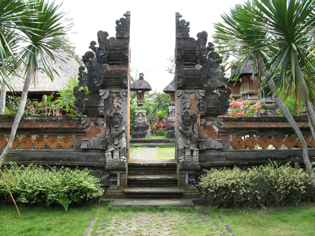 A traditional Balinese house