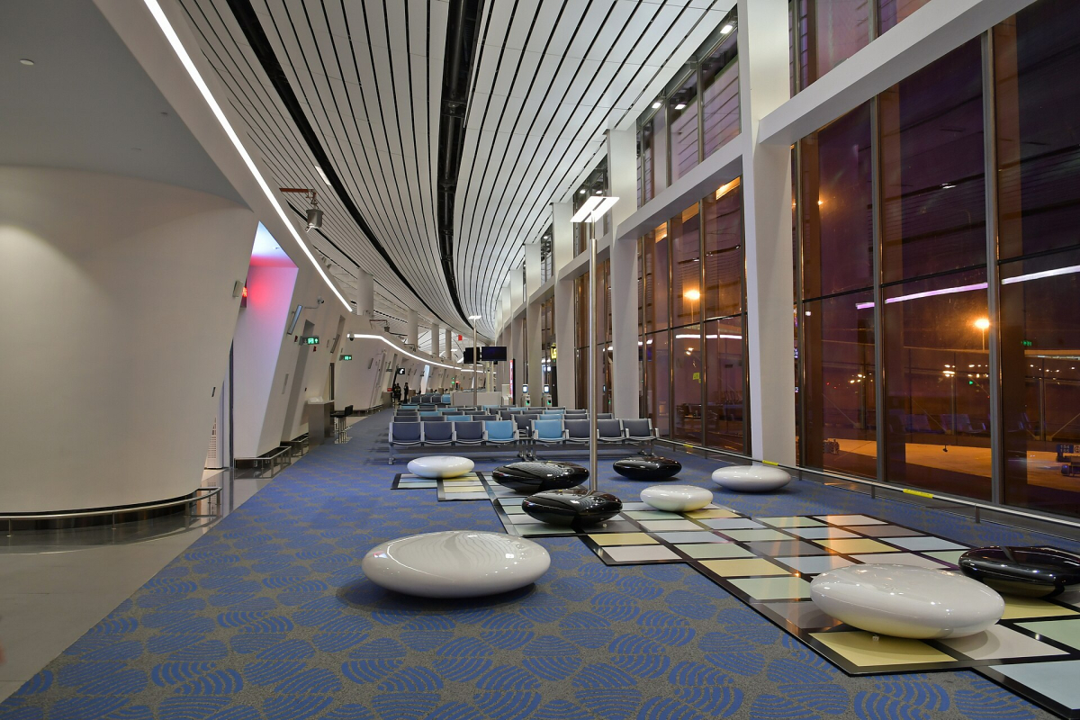 Interior of Beijing Daxing International Airport Interior of Beijing Daxing International Airport