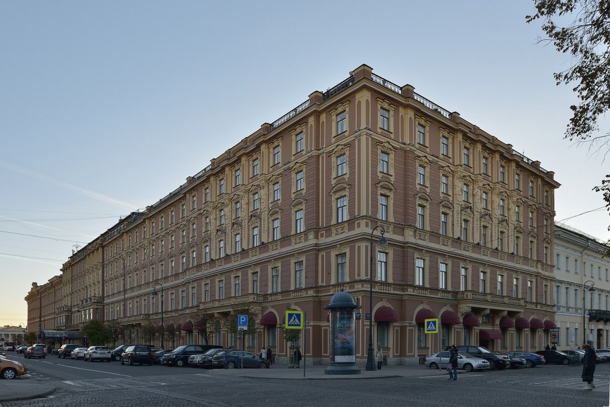 Exterior of the Grand Hotel Europe in Saint Petersburg Exterior of the Grand Hotel Europe in Saint Petersburg