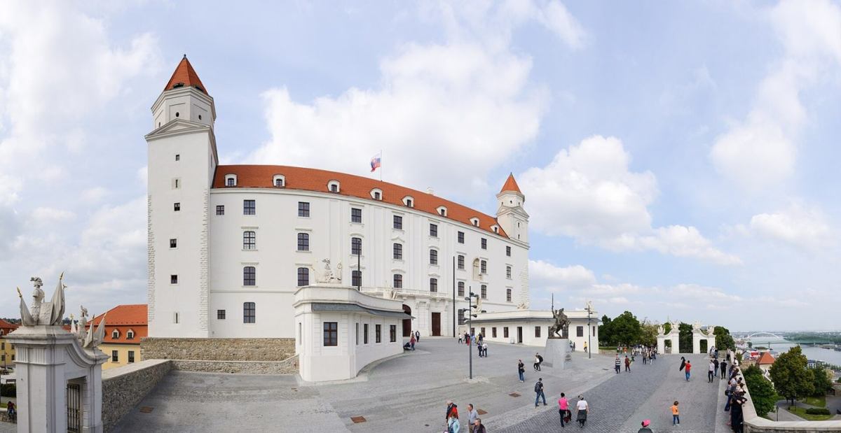 Bratislava Castle and its approach Bratislava Castle and its approach