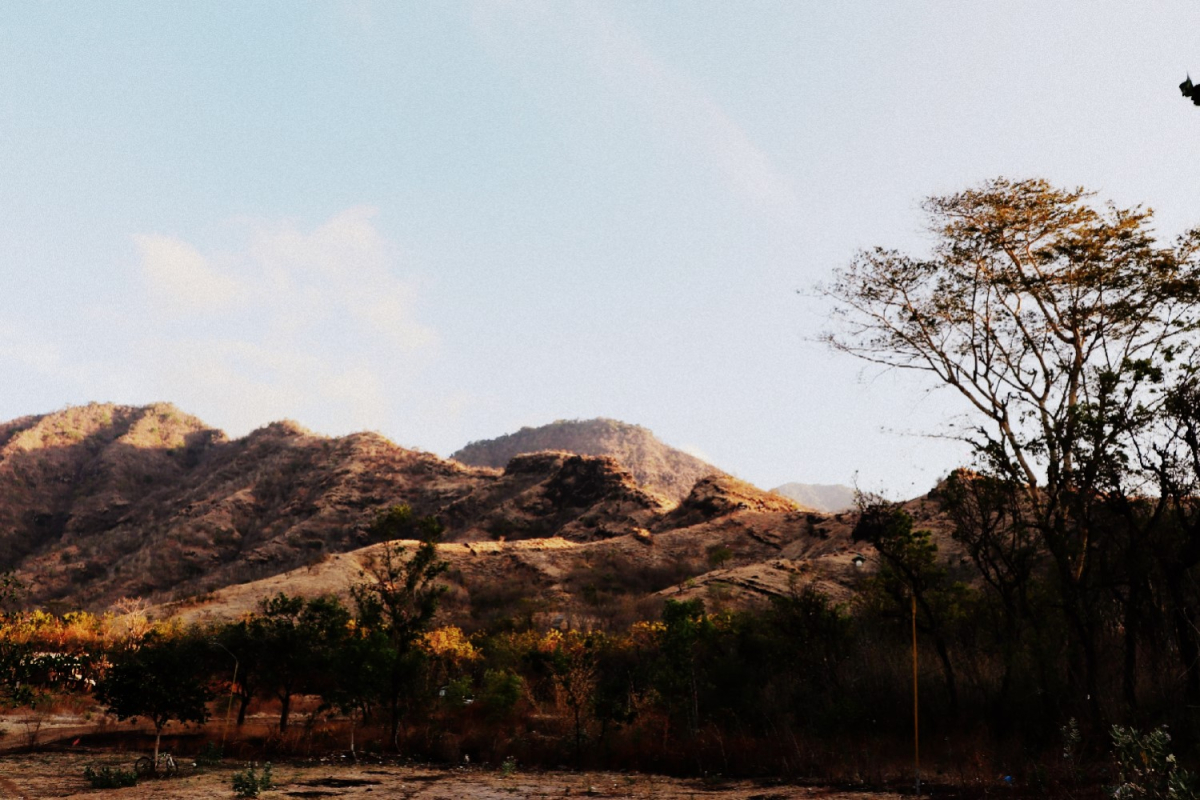 Savanna hills within West Bali National Park. Savanna hills within West Bali National Park