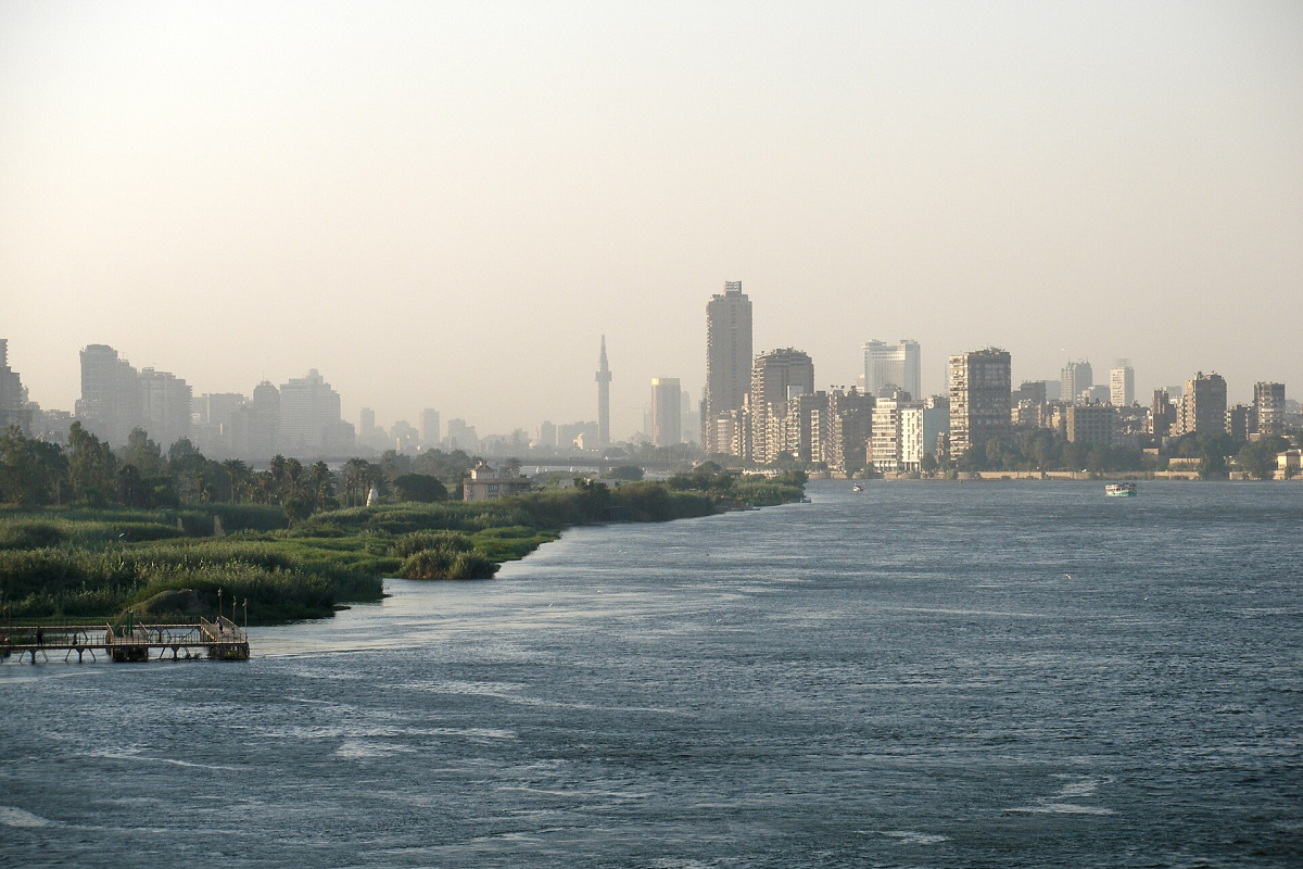 Nile River and Cairo skyline Nile River and Cairo skyline
