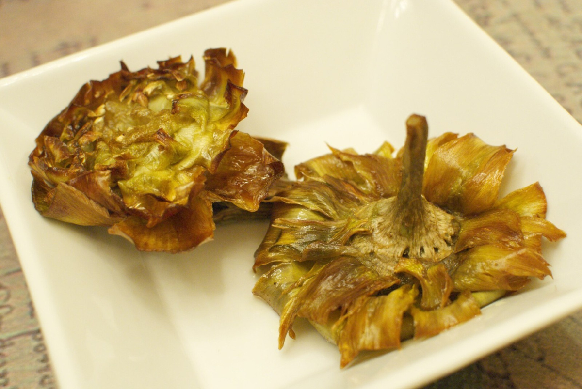 Artichokes prepared alla giudia Artichokes prepared alla giudia