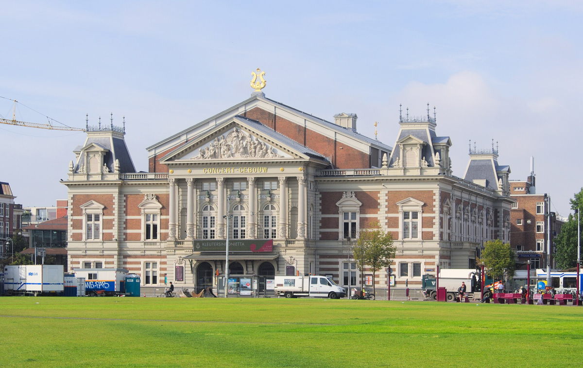 The Concertgebouw beside Museumplein. The Concertgebouw beside Museumplein.