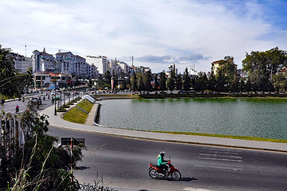 Xuan Huong Lake in central Da Lat