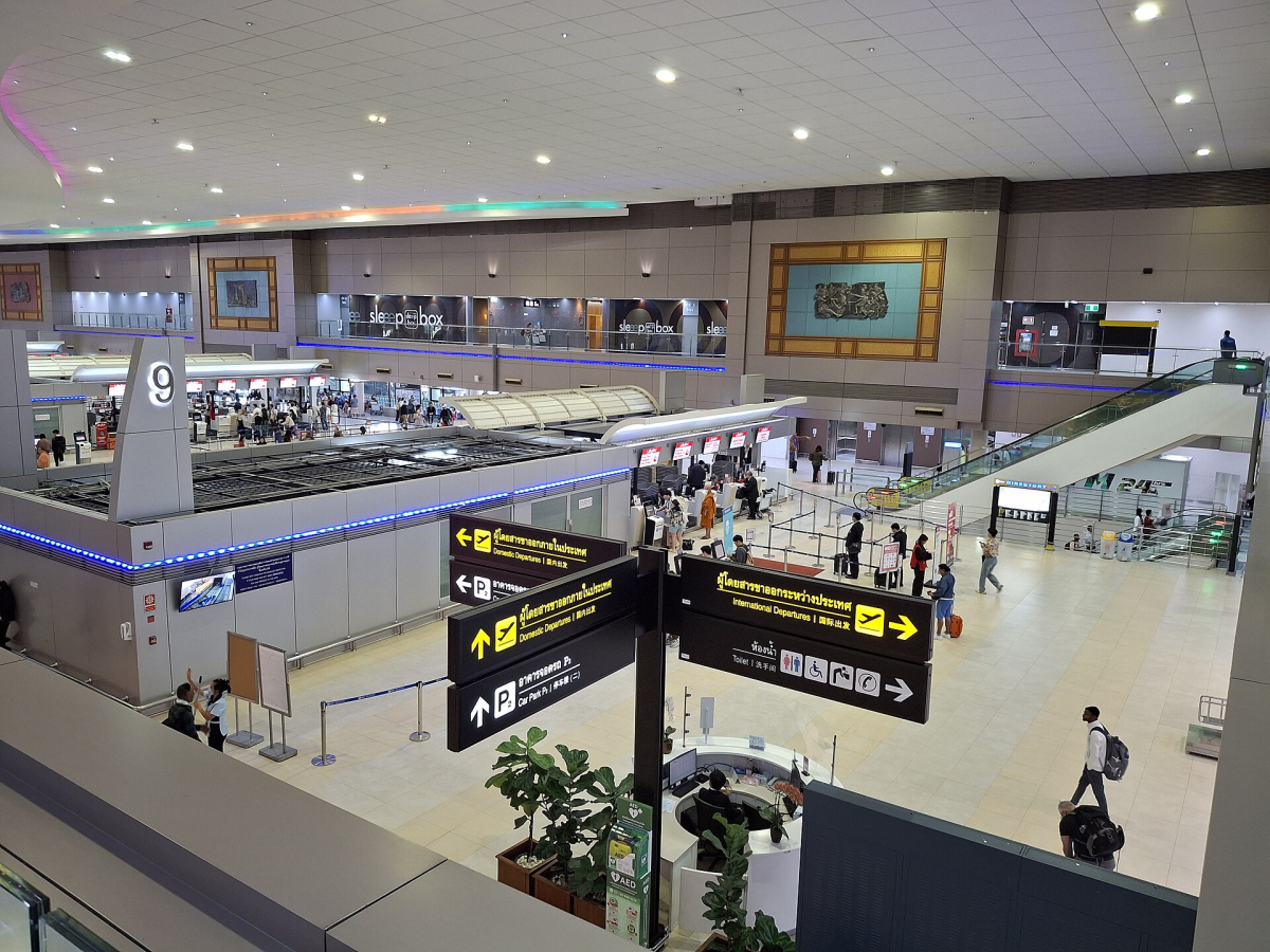 Don Mueang Airport Terminal 2 building.