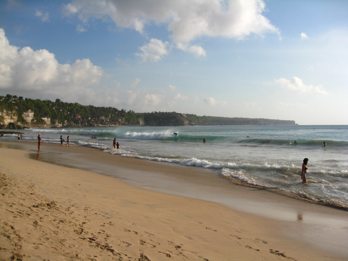 Dreamland Beach on the Bukit Peninsula. Dreamland Beach on the Bukit Peninsula