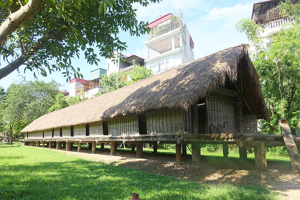 An E De house displayed at the Vietnam Museum of Ethnology in Hanoi