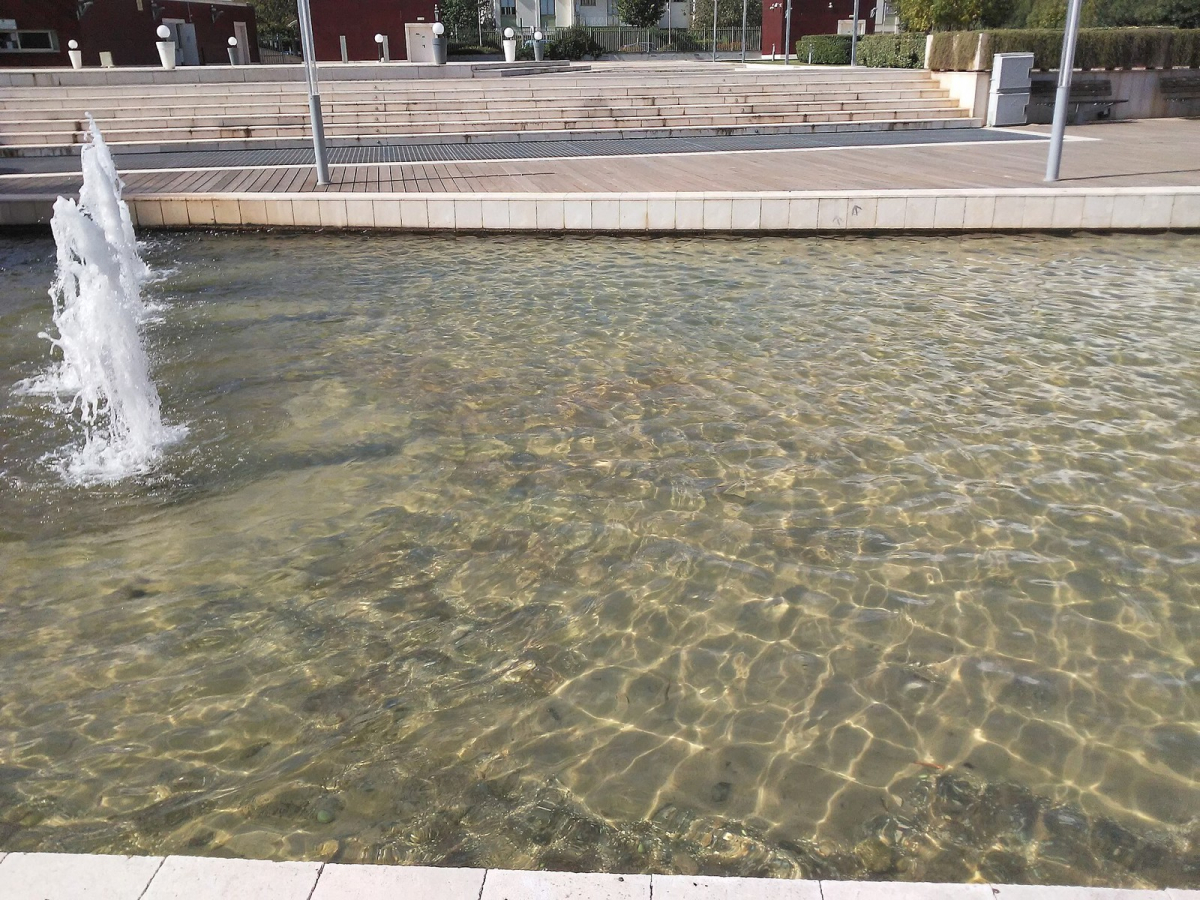 Fountain beside Auditorium Parco della Musica in Rome