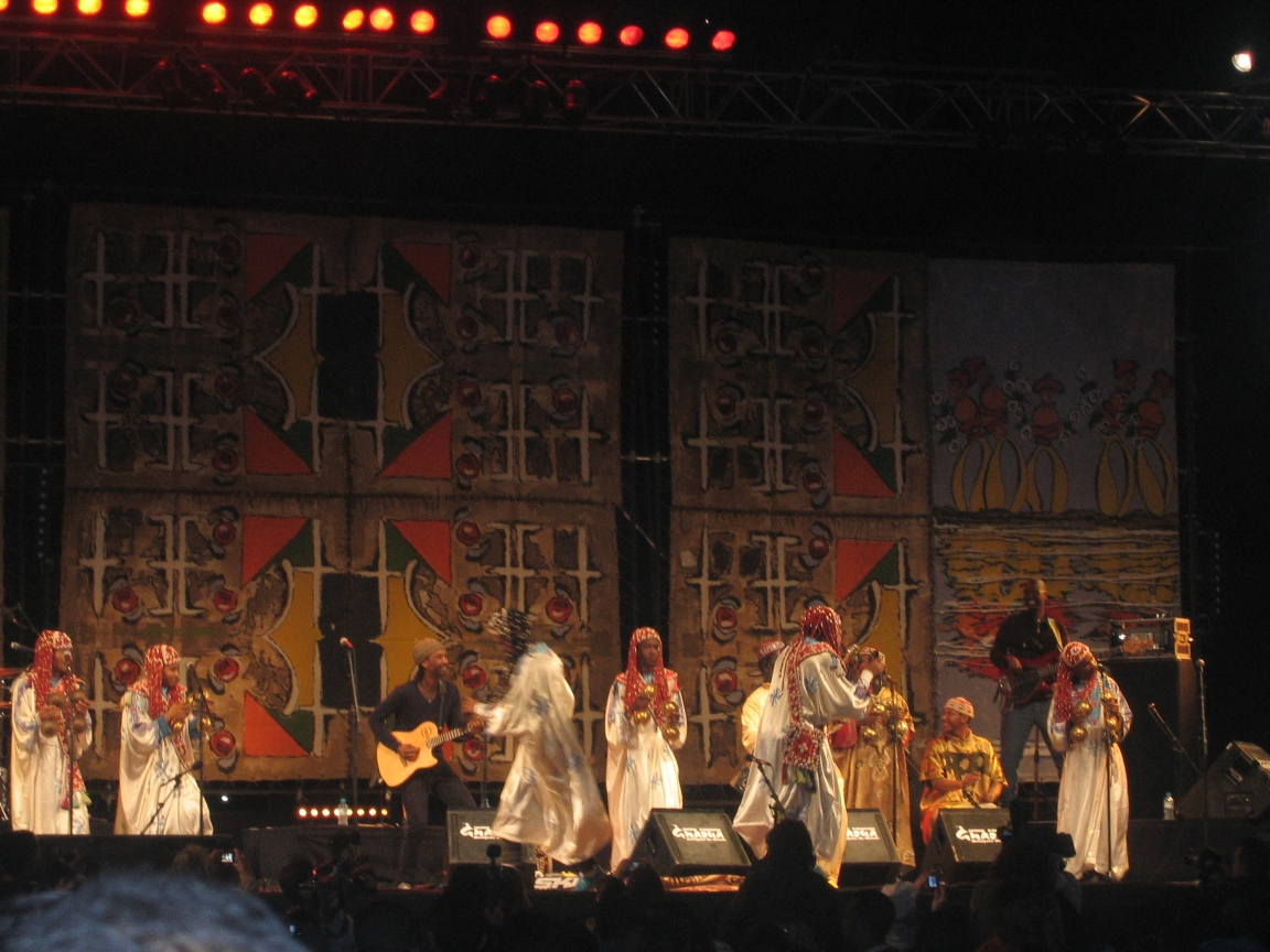 Musicians at the 2010 Gnaoua Festival in Essaouira Musicians at the 2010 Gnaoua Festival in Essaouira