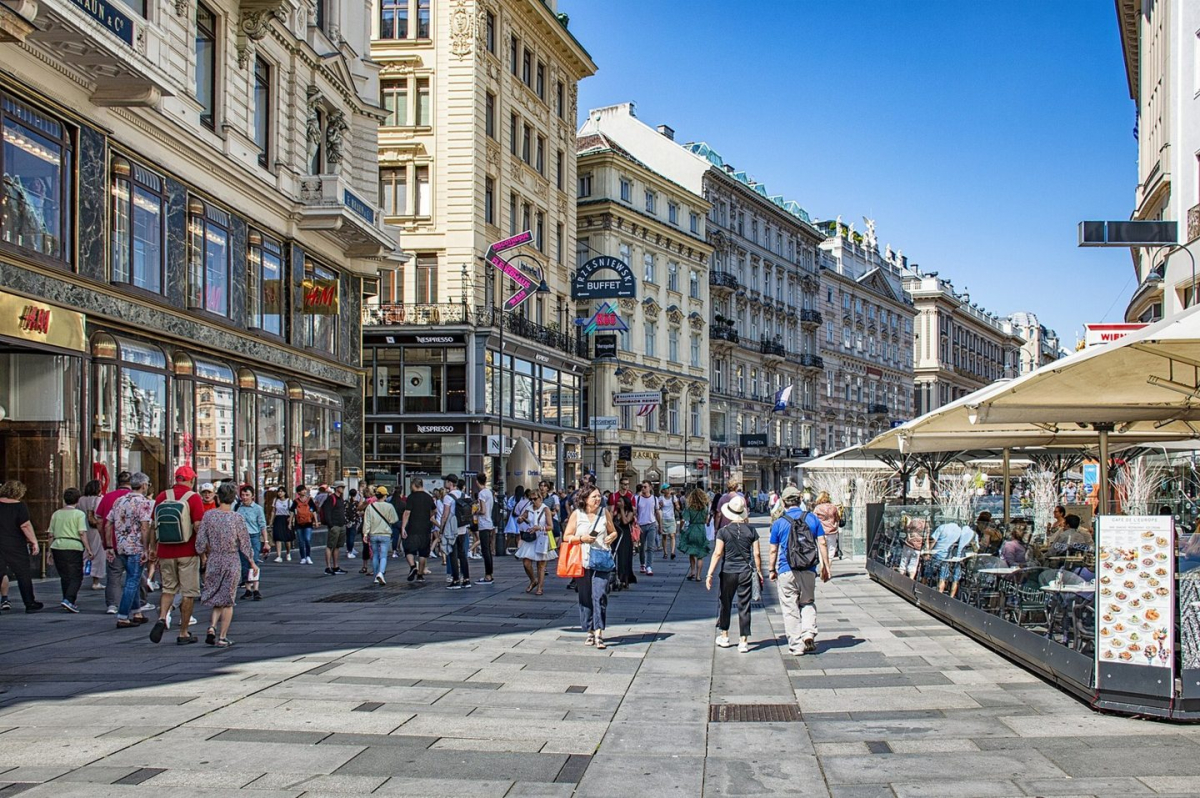 Graben in Vienna’s historic centre Graben in Vienna’s historic centre