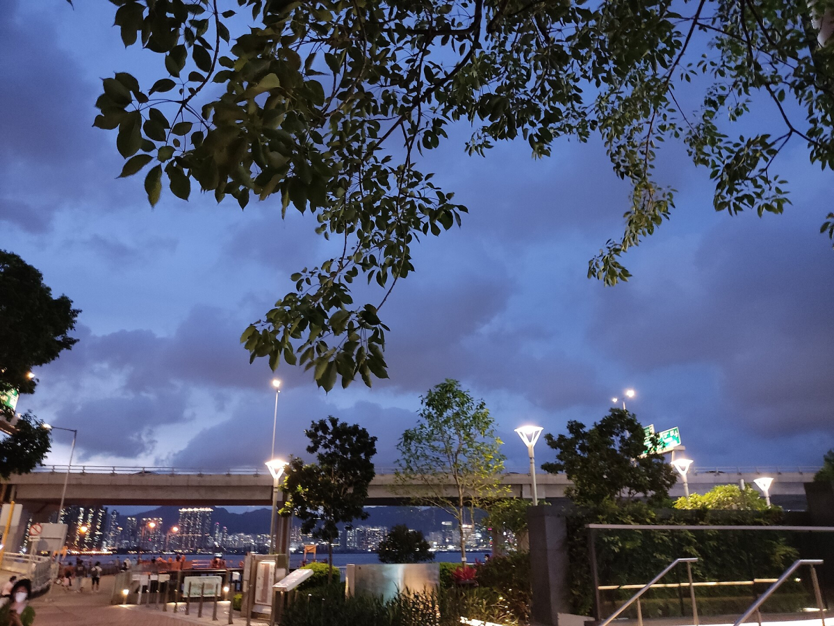 North Point’s waterfront at dusk. North Point’s waterfront at dusk.