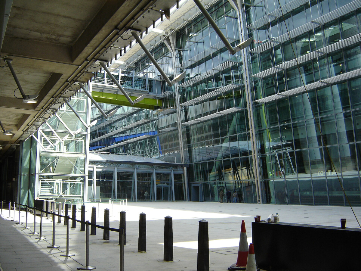 Exterior approach to Heathrow Terminal 5