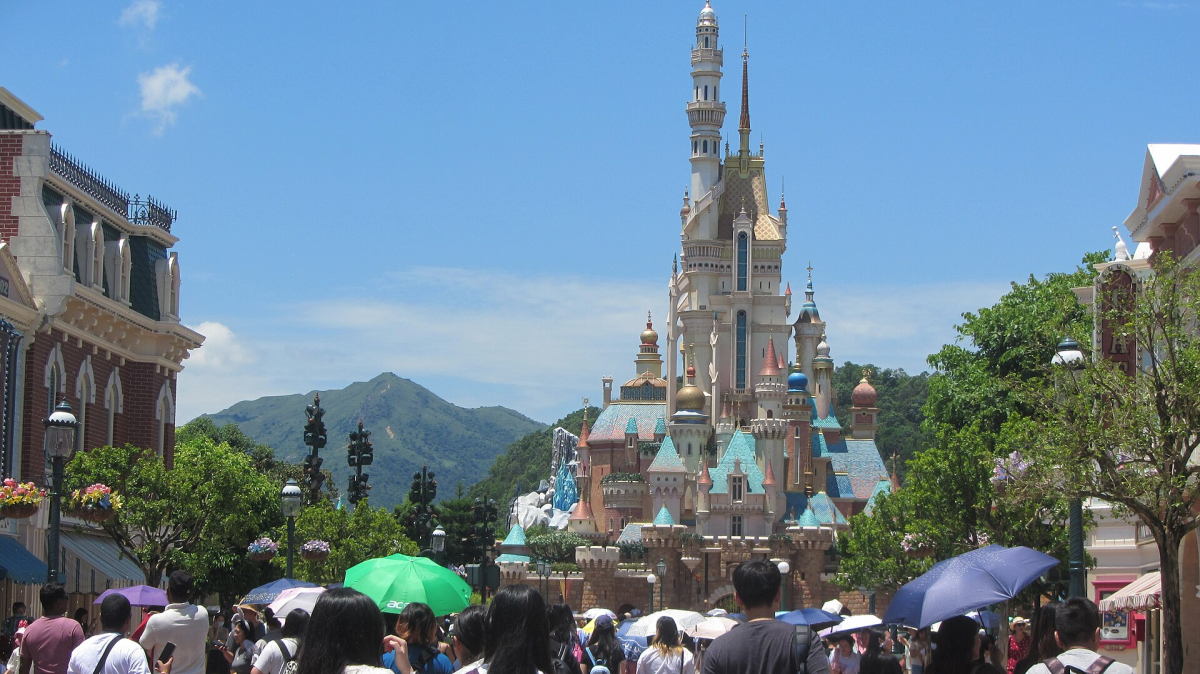 Castle of Magical Dreams at Hong Kong Disneyland, August 2024.