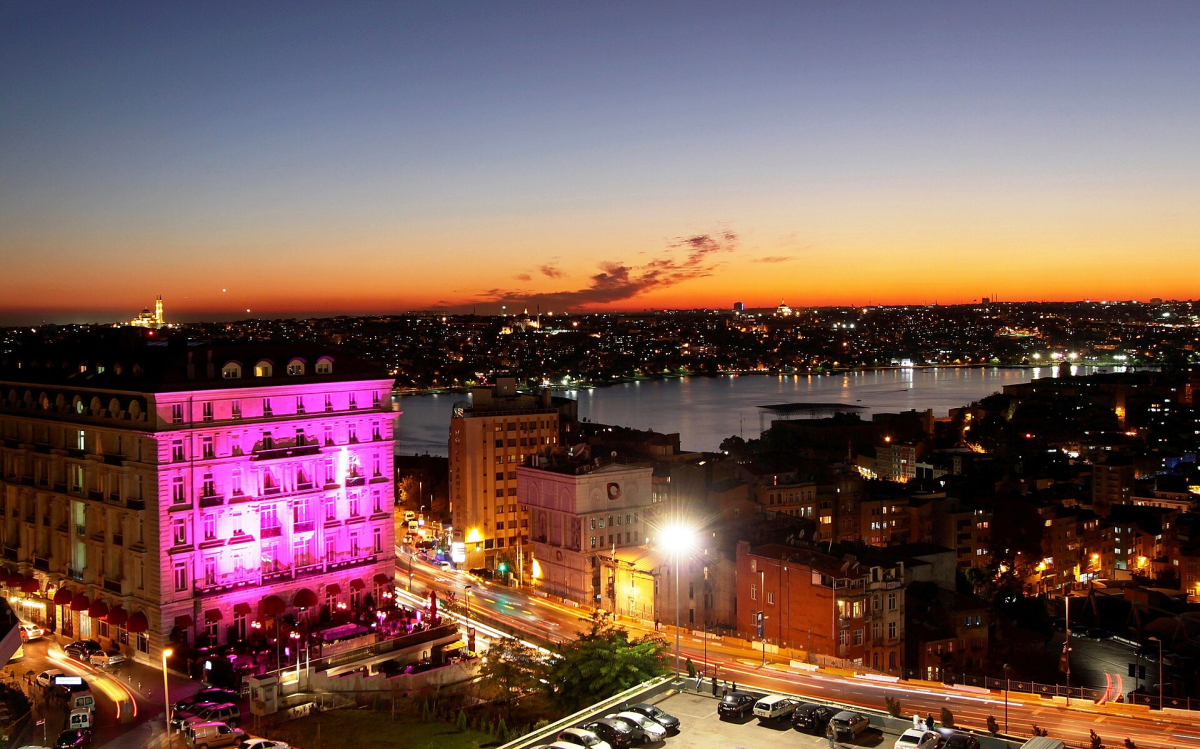 Exterior of Pera Palace Hotel in Istanbul