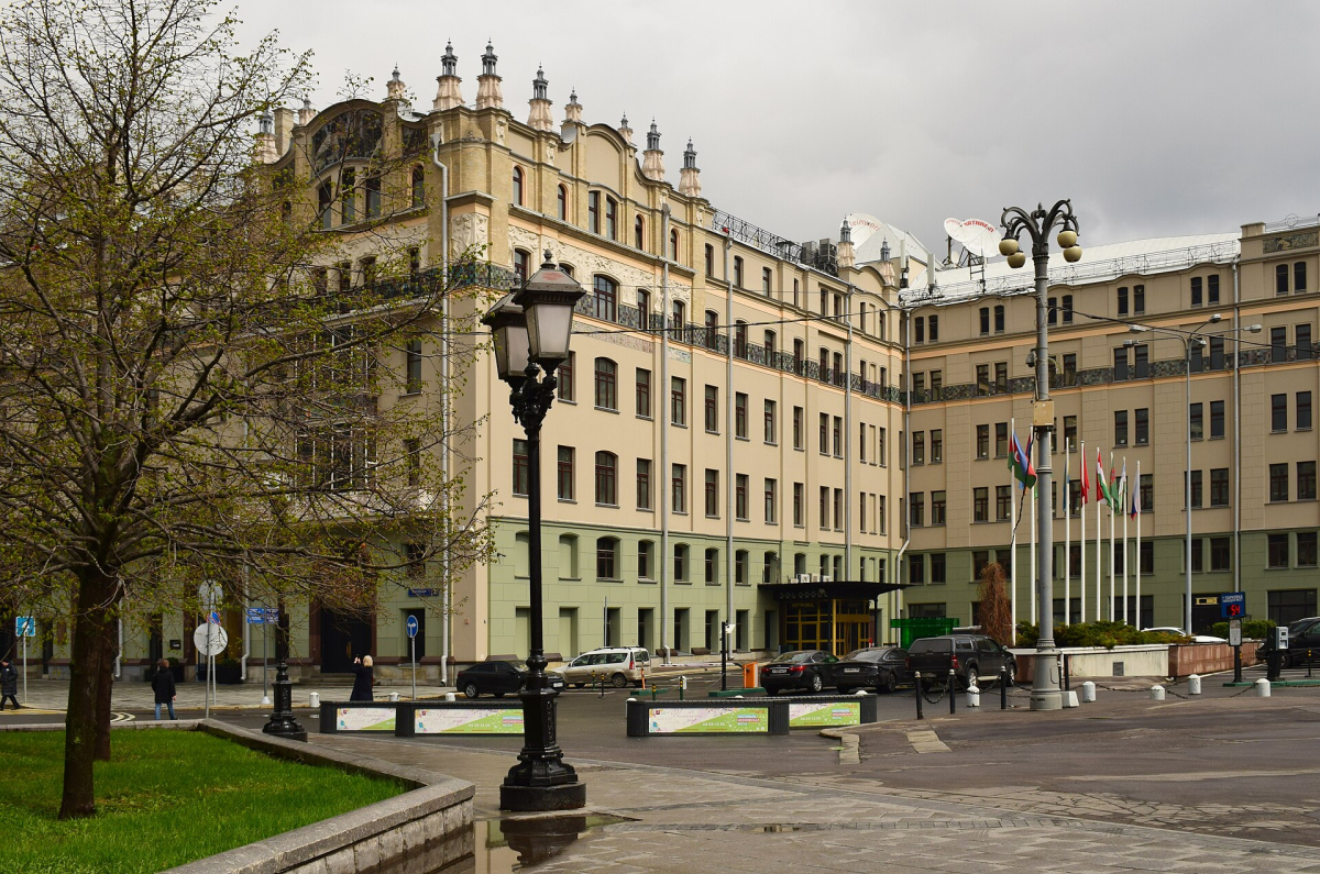 Exterior of the Metropol Hotel in Moscow Exterior of the Metropol Hotel in Moscow