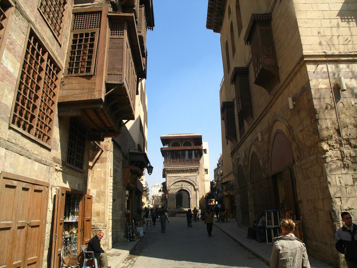Historic street in Islamic Cairo Historic street in Islamic Cairo