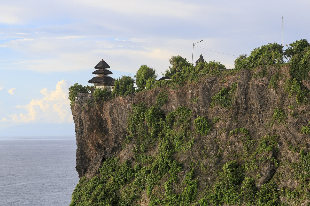 Pura Luhur Uluwatu on the Bukit Peninsula. Pura Luhur Uluwatu on the Bukit Peninsula