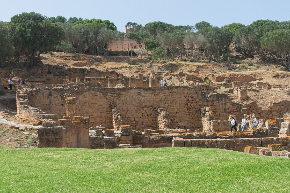 Archaeological remains inside Chellah, Rabat, photographed in June 2024 Archaeological remains inside Chellah, Rabat, photographed in June 2024