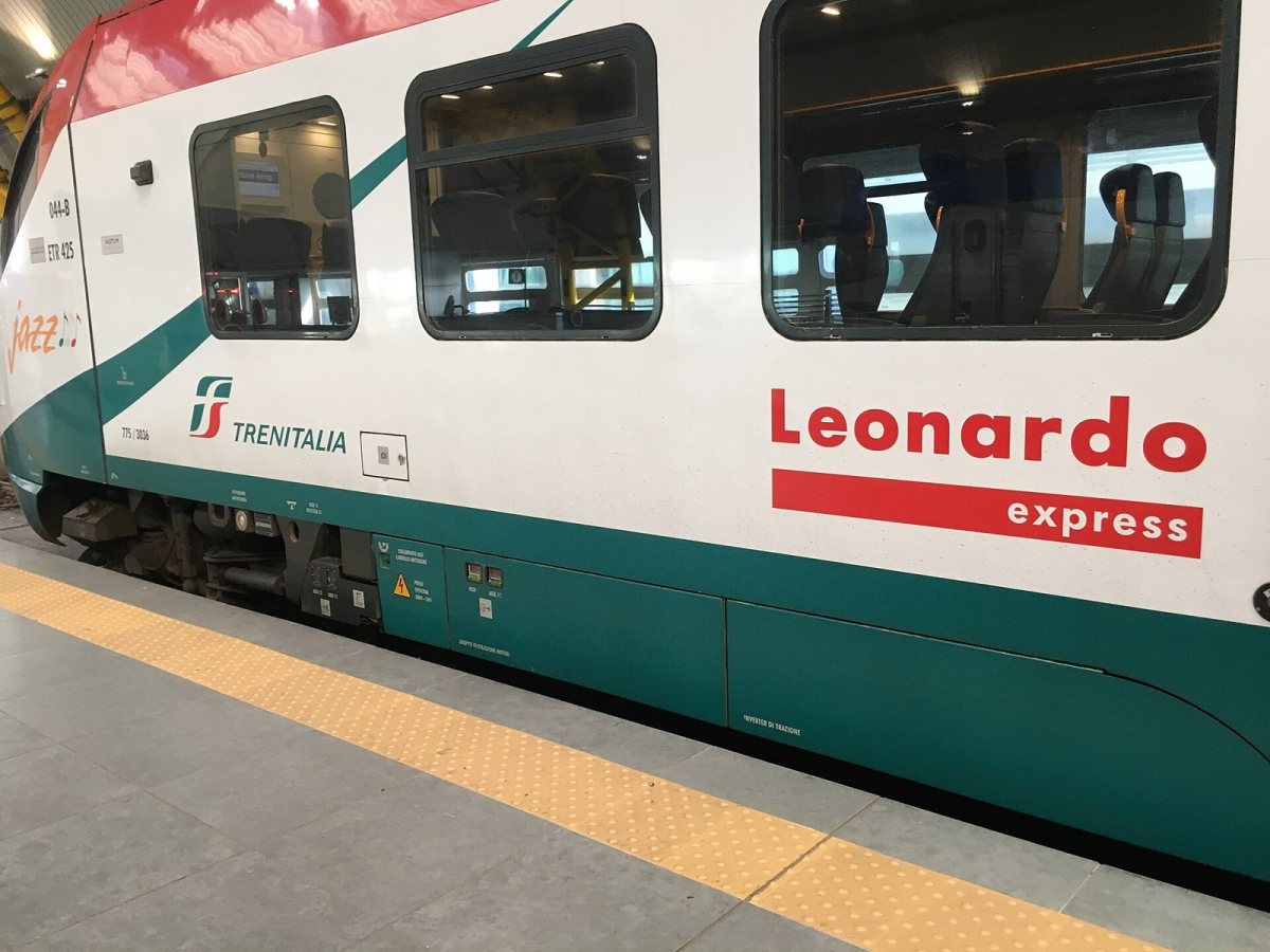 Leonardo Express train used for Fiumicino connections Leonardo Express train used for Fiumicino connections