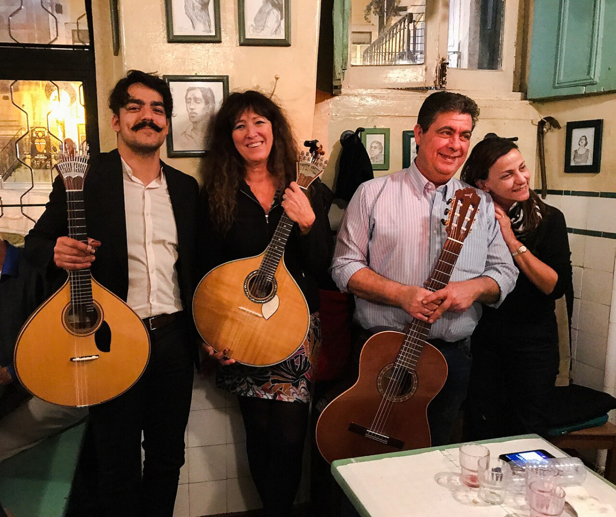 Fado musicians at A Baiuca, Lisbon Fado musicians with Portuguese and classical guitars at A Baiuca in Lisbon